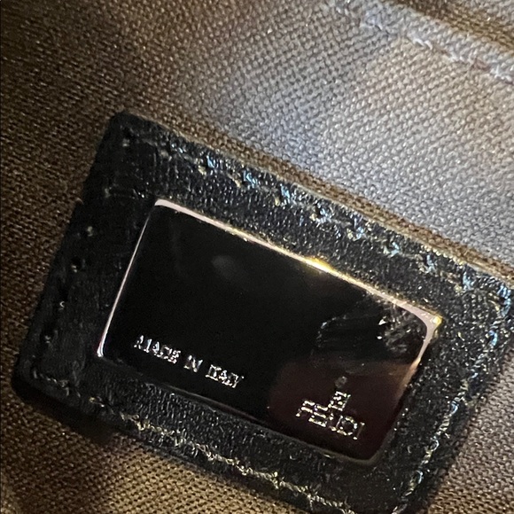 Fendi Black Monogram Hobo Bag - Picture 7 of 10